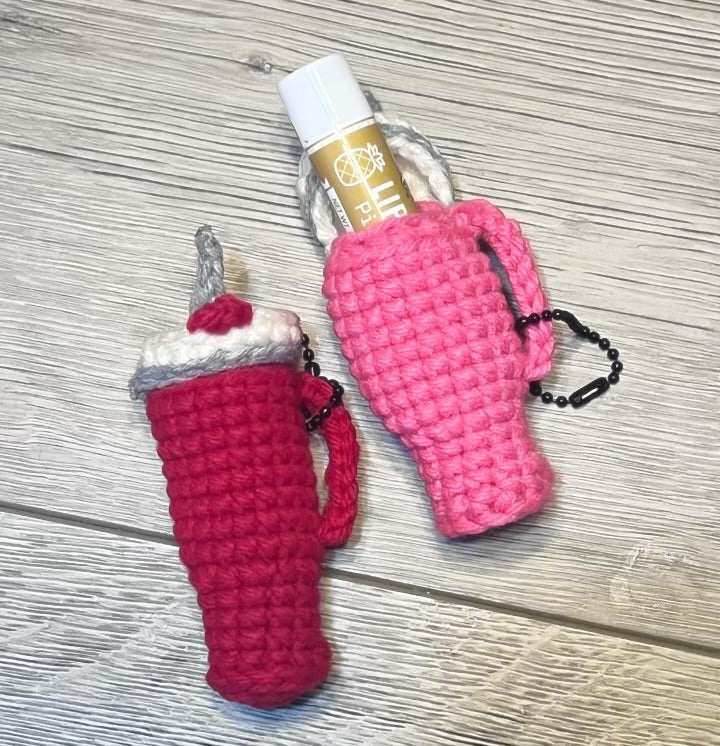 Crazy Cup Crochet Chapstick or Lighter Holder Pattern